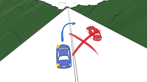 interdiction de dépasser