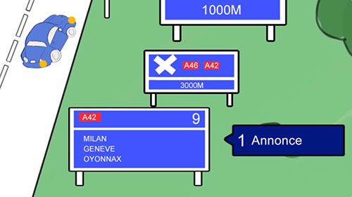 annonce panneau autoroute annonce panneau autoroute