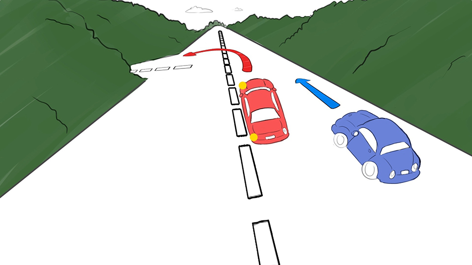 dépassement autorisé par la droite