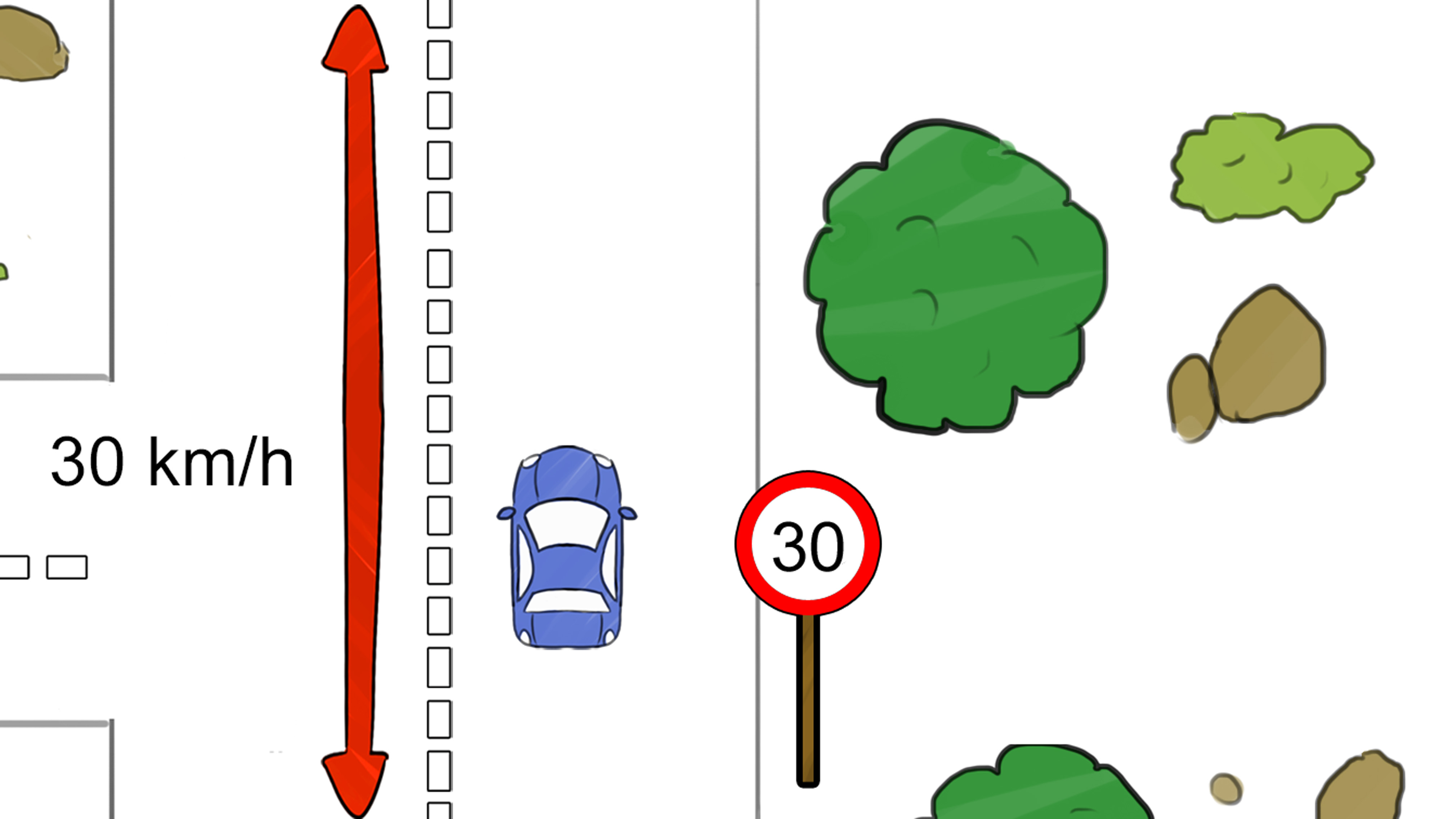 début limitation de vitesse