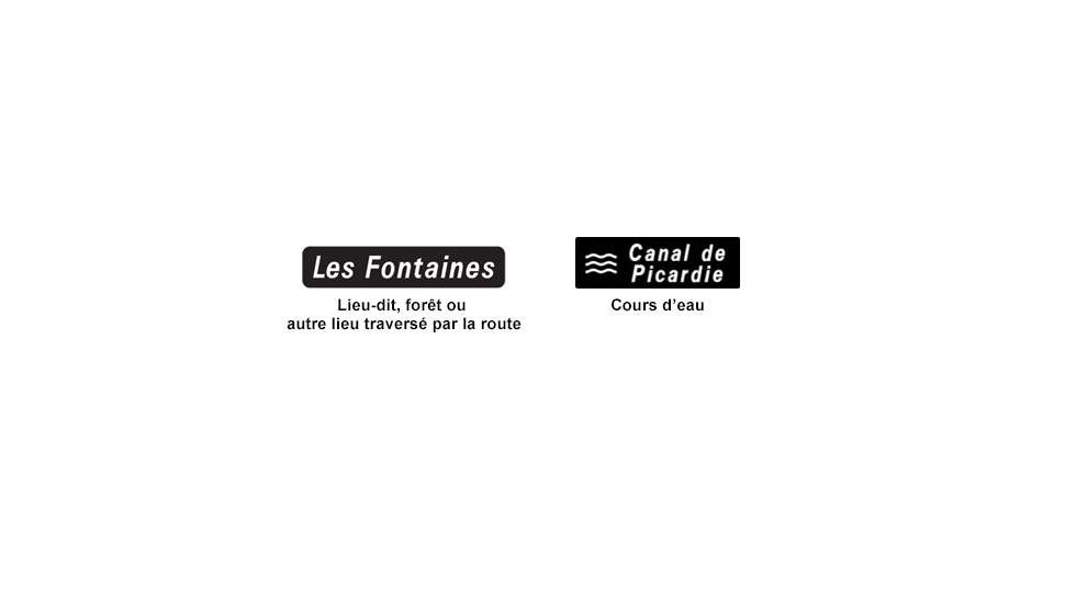Panneau cours d\'eau Panneau cours d\'eau