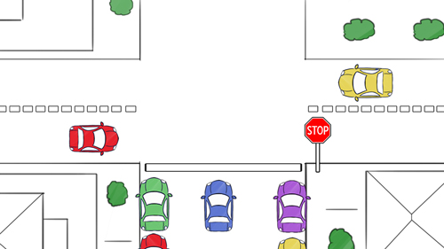 intersections STOP 3 intersections STOP 3