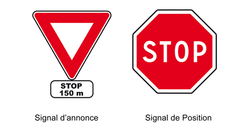 panneaux STOP panneaux STOP